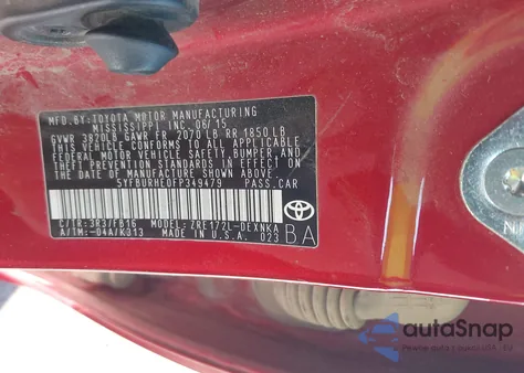 2015 Toyota Corolla Le from USA, damaged, VIN 5YFBURHE0FP349479